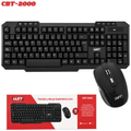 Combo Teclado Mouse Inalambrico Cbt-2000