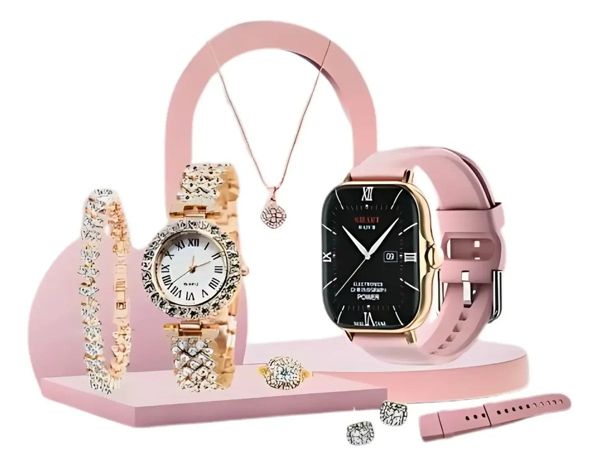 Smart Watch Reloj Y Set De Joyería A58