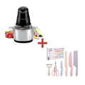 Procesador Sokany 2L + Set Cuchillos Pas