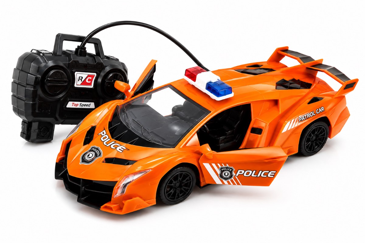 Carro control remoto policia