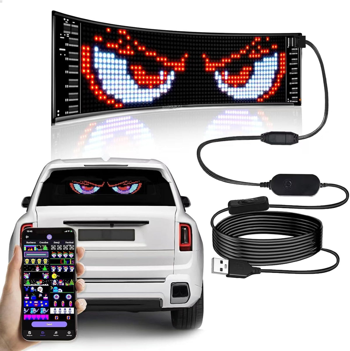 Panel Led Flexible Letrero Led Programab