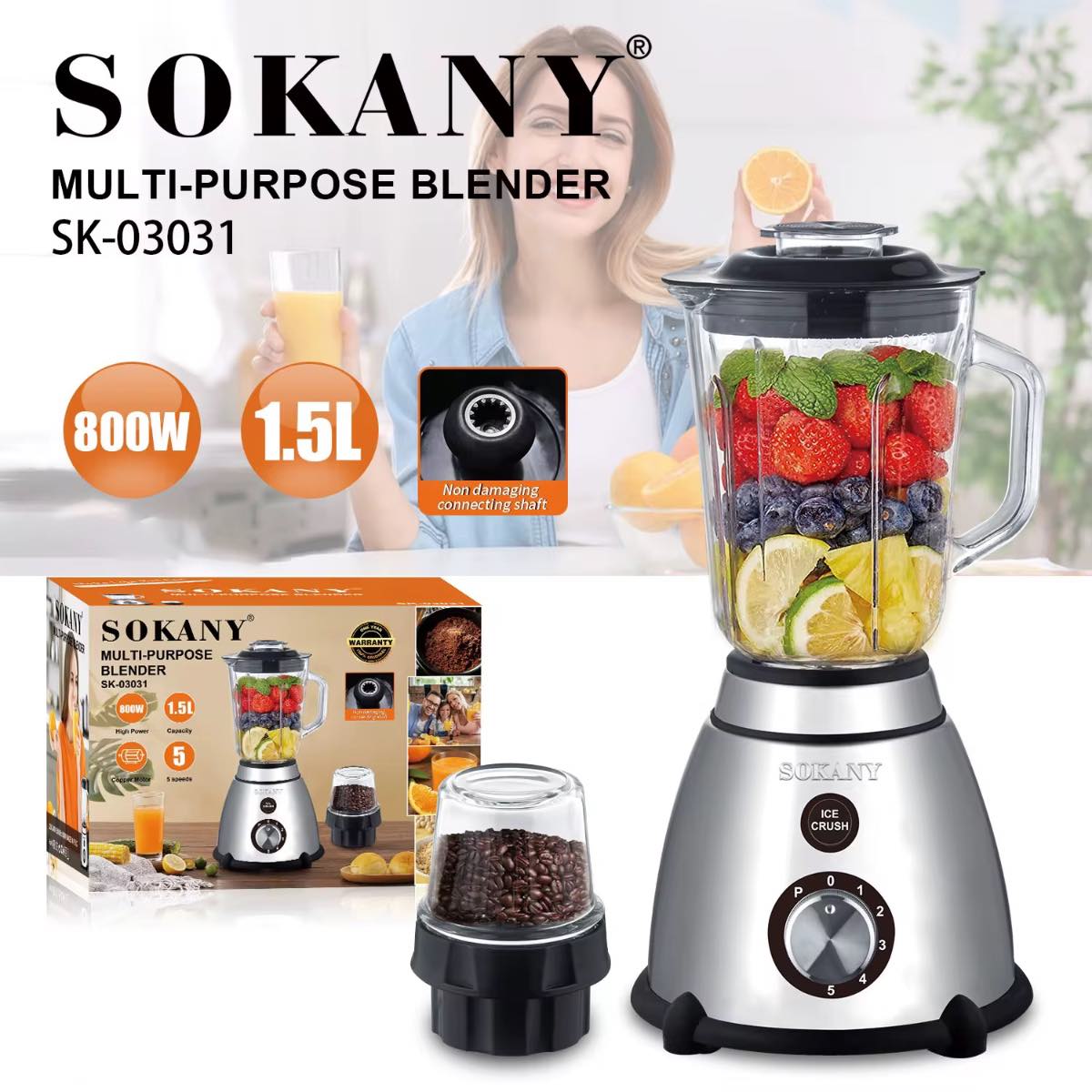 Licuadora sokany 031