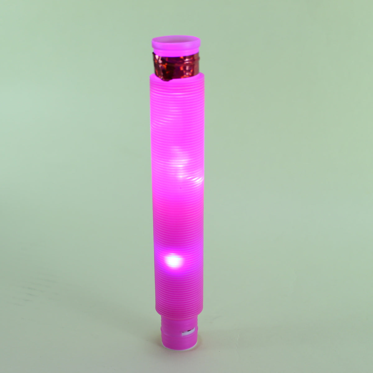 Pop tube colores Vivos con luz x1