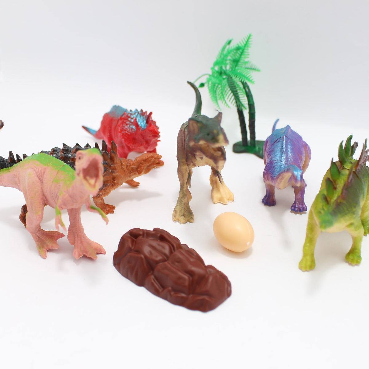 Set de Dinosaurios x 9 pcs