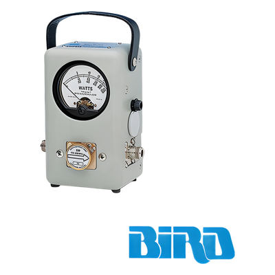 Wattmetro BIRD de Propósito General, Serie 43, 100 mW-10 kW y con Rangos de Frecuencias desde 450 kHz a 1260 MHz, según 