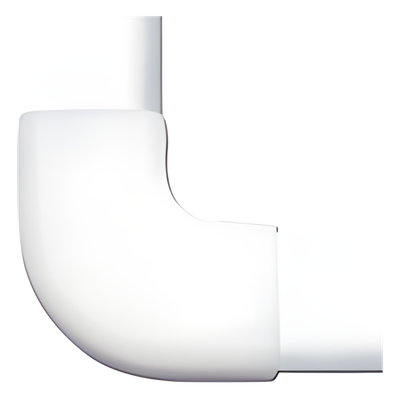 Sección en "L" de PVC auto extinguible, para canaleta TMK0812 (3 piezas) (5030-02001)