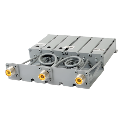 Duplexer SYSCOM 148-160MHz 6 cavidades con conector PL259.