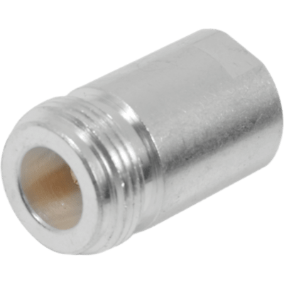 Adaptador UNIDAPT Hembra a N Hembra. Plata / Oro / Teflón.