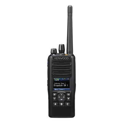 380-470 MHz, Digital NXDN-DMR-Analógico, 5 W, Bluetooth, GPS, MicroSD, 1024 Canales, Incluye Batería, cargador, antena, 