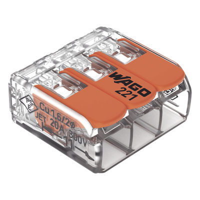 Conector Compacto para 1 Cable de Entrada 2 Cables de Salida / Cables Compatibles 28AWG-12AWG