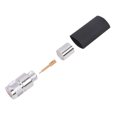 Conector N Macho de Anillo Plegable para 7977A (RF-600), LMR-600, CNT-600.