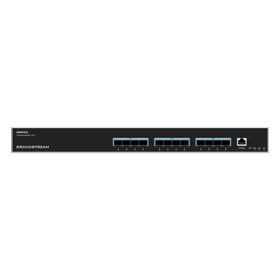 Switch Gigabit Administrable / 24 puertos 10/100/1000 Mbps + 4 Puertos SFP Uplink / Compatible con GWN Cloud.