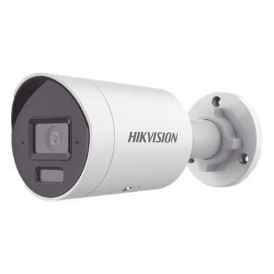Bala IP 4 Megapixel / Lente 2.8 mm / 40 mts IR EXIR / Exterior IP67 / WDR 120 dB / PoE / Micrófono Integrado / ACUSENSE 