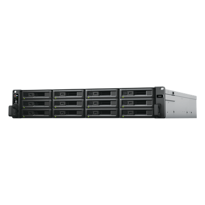 Servidor NAS para rack de 12 bahías / Expandible hasta 180 bahías / Hasta 1,536 TB