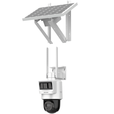 Kit Solar IP All in One / Doble Detección (Radar + PIR) / Bala IP 4 Megapixel / Lente 4 mm / Panel Solar / Conexión 4G /
