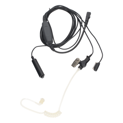 Micrófono con audífono 3 cables color negro P/ TK2202/3202L, TK2302/3302, TK2000/3000, TK2402/3402, TK2312/3312, NX240/3