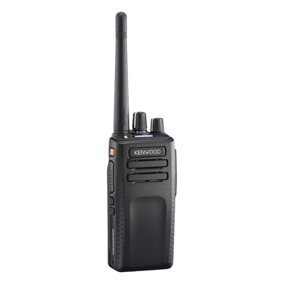 400-520 MHz, 64 Canales, Digital NXDN-DMR-Análogo, GPS, Bluetooth, IP67, 2 Pines, Incluye Batería-Antena-Cargador-Clip.