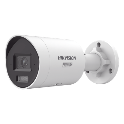 [Dual Light + ColorVu 3.0 + HikAI] Bala IP 4 Megapixel / Lente 2.8 mm / 40 mts Luz Blanca / 2 Microfonos Integrados / Ex