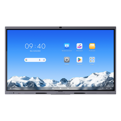 Pantalla Interactiva Touch de 65" Android 13 / Google Suite Preinstalado con Certificación EDLA / Cámara Web 8 MP / Reso