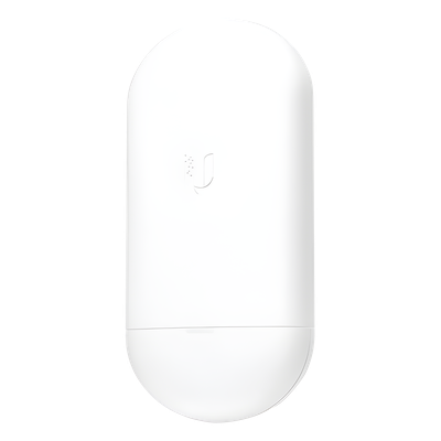NanoStation airMAX Loco5AC CPE hasta 450 Mbps, 5 GHz (5150 - 5875 MHz), con antena integrada de 13 dBi, no incluye adapt