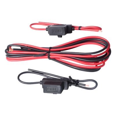 Cable de corriente directa (3.048 mts). Para radios Kenwood serie 90.