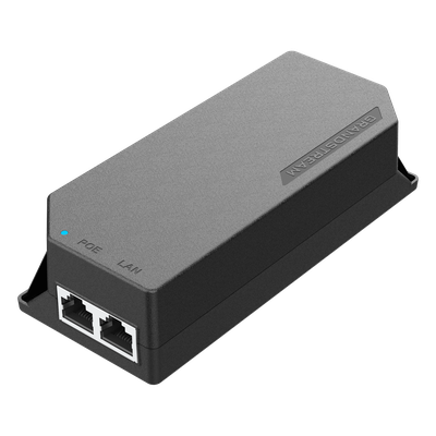 Inyector Power over Ethernet (PoE) / IEEE 802.3af/at/ Puertos 2.5G / 30W / Plug-and-Play / Fuente de Alimentación Integr