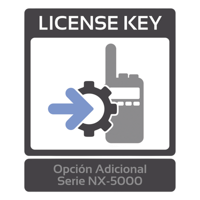 Opción de programación en el panel del radio para serie NX-5000