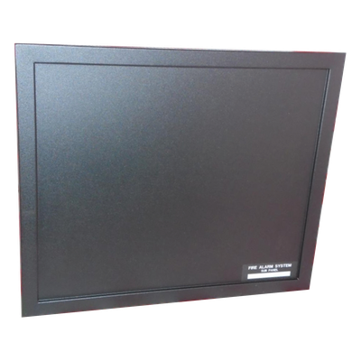 Puerta Ciega para Gabinete de 1 nivel / Sin Compartimiento para baterías / para Paneles NOTIFIER / Color Negro