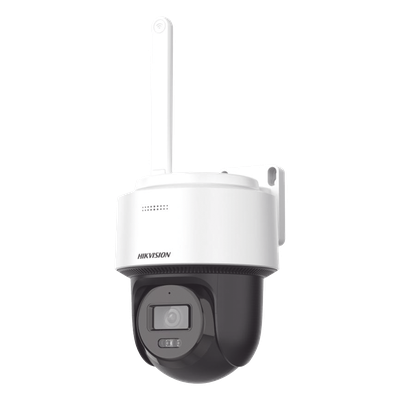 PTZ IP 2 Megapixel / Lente 2.8 mm / 30 mts IR / Exterior IP66 / Wi-Fi / dWDR / H.265+ / Micrófono y Bocina Interconstrui