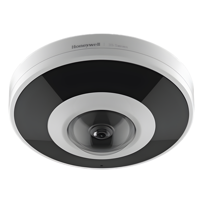 Fisheye IP 6 Megapixel / Lente 1.16 mm / Vista 360° / 180° / H.265 / Exterior IP66 / IK10 Antivandálica / PoE / Micrófon