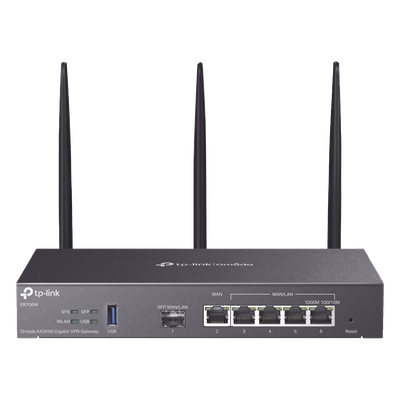 Router Omada VPN / SDN Multi-WAN Gigabit / 1 Puerto WAN SFP Gigabit / 1 Puerto WAN RJ45 Gigabit / 2 Puertos LAN RJ45 Gig