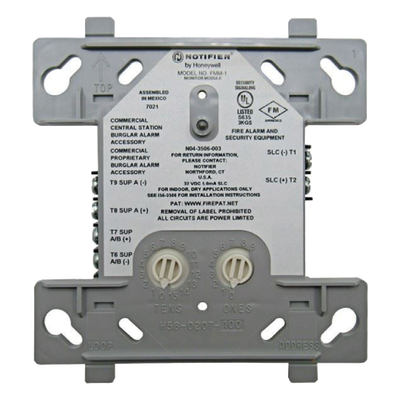 Modulo Monitor / Direccionable / para Detectores Convenciones de Humo a 2 hilos / Tecnología FlashScan® de NOTIFIER