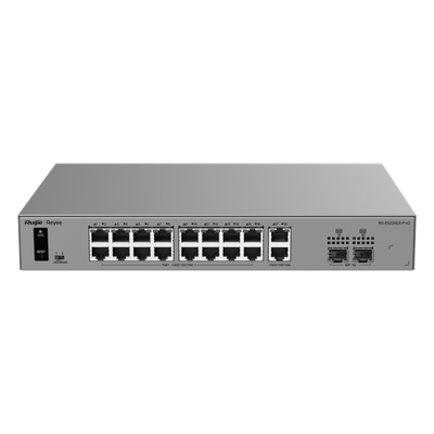 Switch Smart Cloud Managed PoE+ Capa 2 / 20 Puertos Gigabit / 16 Puertos PoE+ 250 W / 2 SFP 1G / Switching 40 Gbps / For