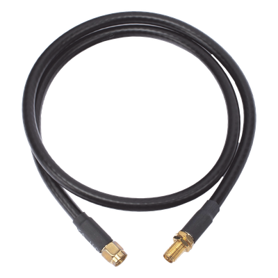 Cable LMR-240 de 60 cm con conectores SMA Macho Inverso y SMA Hembra Inverso.