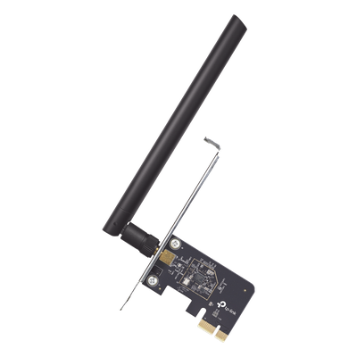 Adaptador PCI inalámbrico doble banda AC 600 Mbps / Antena de alta ganancia / Tecnología MU-MUMO / Seguridad WPA3 / Sopo