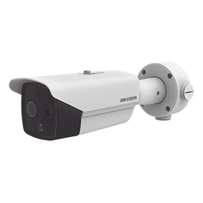 Bala IP Dual / Térmica 6.2 mm (160 x 120) / Óptico 8 mm (4 Megapixel) / DETECCIÓN DE PERSONAS 183 m /40 mts IR / Micro S