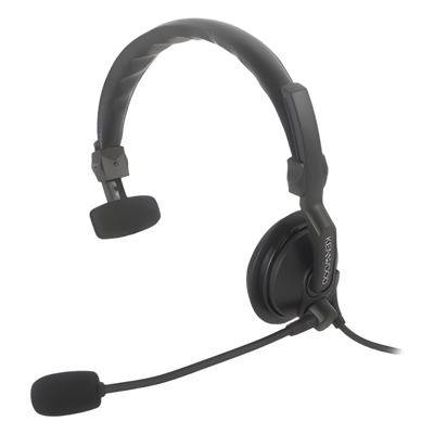 Diadema Ligera con Micrófono tipo Boom. Para la Serie de Radios G, 80, 100, 102, 302, 360, 150, 160, 180 y NXDN.