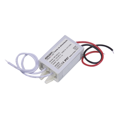 FUENTE DE ALIMENTANTACION PARA INTEMPERIE WATERPROOF 12 V @ 1 A