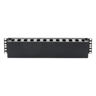 Organizador de cables Horizontal Para Rack de 19", 2U
