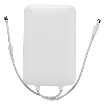 Antena sectorial para WiFi de 90°/ 2.4 y 5 GHz / Ganancia 15 dBi / Conectores RPSMA / Incluye montaje / Ideal para acces