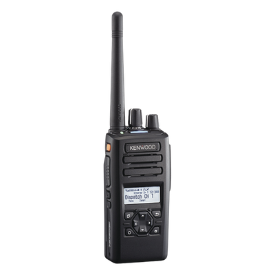 400-520 MHz, 260 Canales, Digital NXDN-DMR-Análogo, GPS, Bluetooth, IP67, 2 Pines, Incluye Batería-Antena-Cargador-Clip.