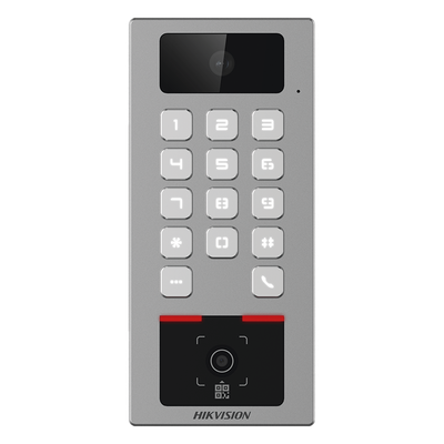 Lector Biometrico con Teclado para Exterior Antivandálico IP65 & IK09 con función de Videoportero Multiapartamento / Hue