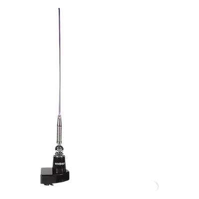 Antena Móvil VHF, Ajustable en Campo, Rango de Frecuencia 148 - 174 MHz.