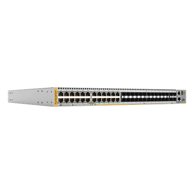 SWITCH STACKEABLE ADMIN CAPA 3 D/24 PTOS GIGABIT COMBO SFP + 4 X SFP+ 10G + 2 BAHIAS HOTSWAP PSU, VER FED