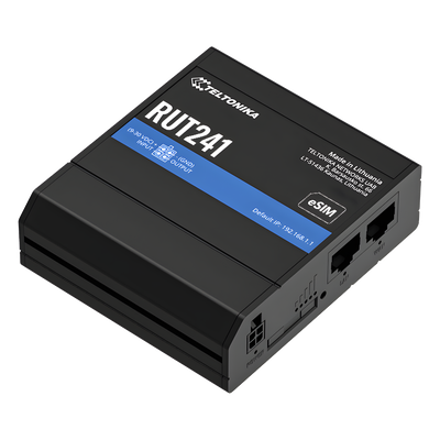 Industrial Cellular Router, 2 Ethernet Ports RJ45, WiFi 802.11b/g/n, WAN Failover