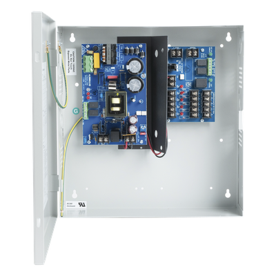 Fuente de Poder ALTRONIX de 12/24 Vcd (Seleccionable) @ 6A / 1 entrada de control a 5 salidas UL-294, UL-1481, UL-603, U