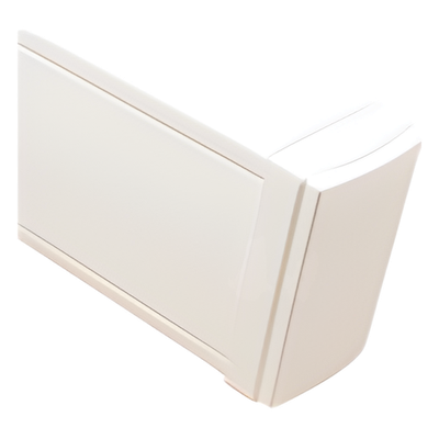 Tapa final en color blanco de PVC auto extinguible, para canaleta TEK100 (5591-02001)