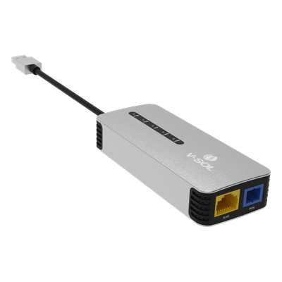 ONU Dual G/EPON con 1 Puerto LAN 2.5 GbE + 1 Puerto SC/APC, Alimentacion por puerto USB 3.0