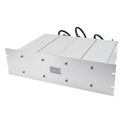 Preselector de 148-174 MHz, 4 Cavidades Cuadradas de 4" por Lado, 2 MHz de Ancho de Banda, Montaje de Rack, N Hembras.