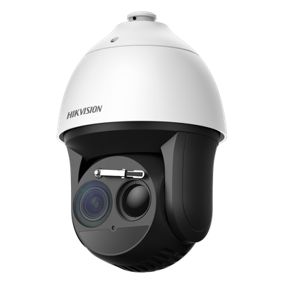PTZ IP DUAL / LENTE TERMICO 50 MM (640X512) / LENTE OPTICO 40X (4 MP) / 150 MTS IR EXIR / TERMOGRAFIA / IP66